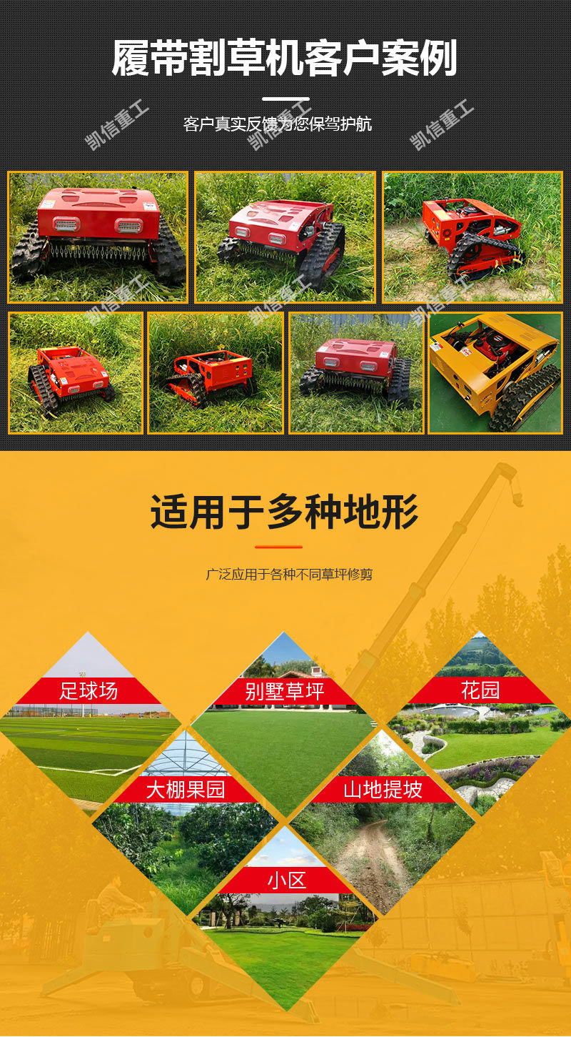 履帶（dài）割草機